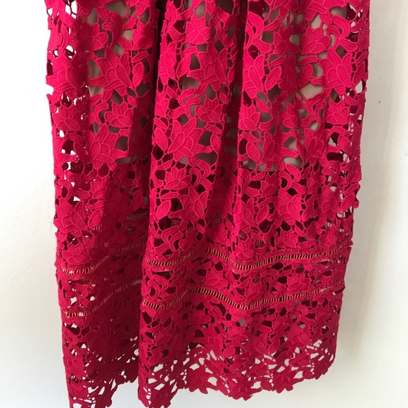 Self-Portrait Azaelea Pink Lace Dress - Picture 6 of 8